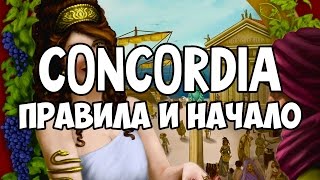 Concordia Конкордия Основные правила и начало игры. Как играть в Concordia