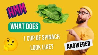 What Does 1 Cup Of Spinach Look Like? GUIDE To Measuring Spinach In Cups