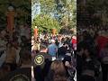 Disneyland 2025 Rope Drop Halloween Time Pumpkins Walking People Watching Main Street Walt Disney
