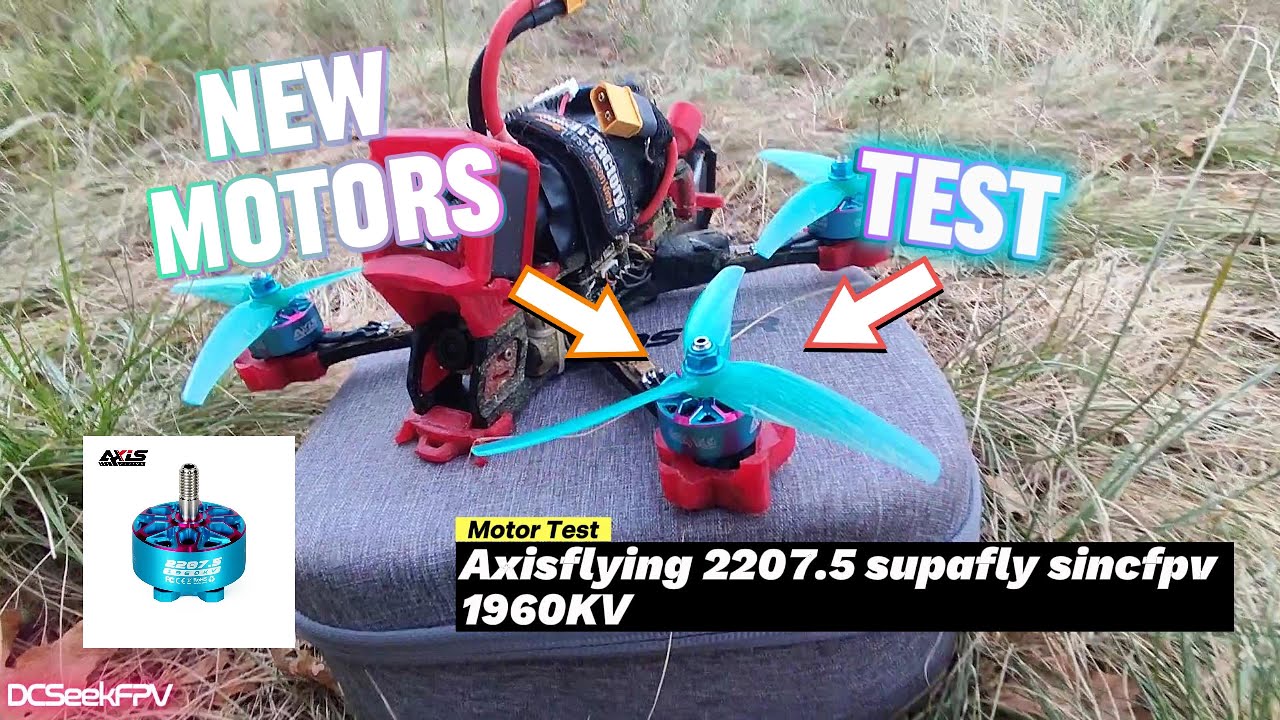 Axisflying 2207.5 Supafly sincfpv 1960KV Motors - Overview & Flight Footage + DVR