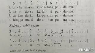 Download Lagu Madah  Bakti 541  Lagu Maria, BUNDA DUKA CITA MP3