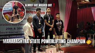 Maharashtra State Powerlifting Championship Vlog🥇| Yash Savla