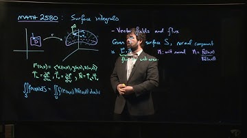 Surface integrals of vector fields