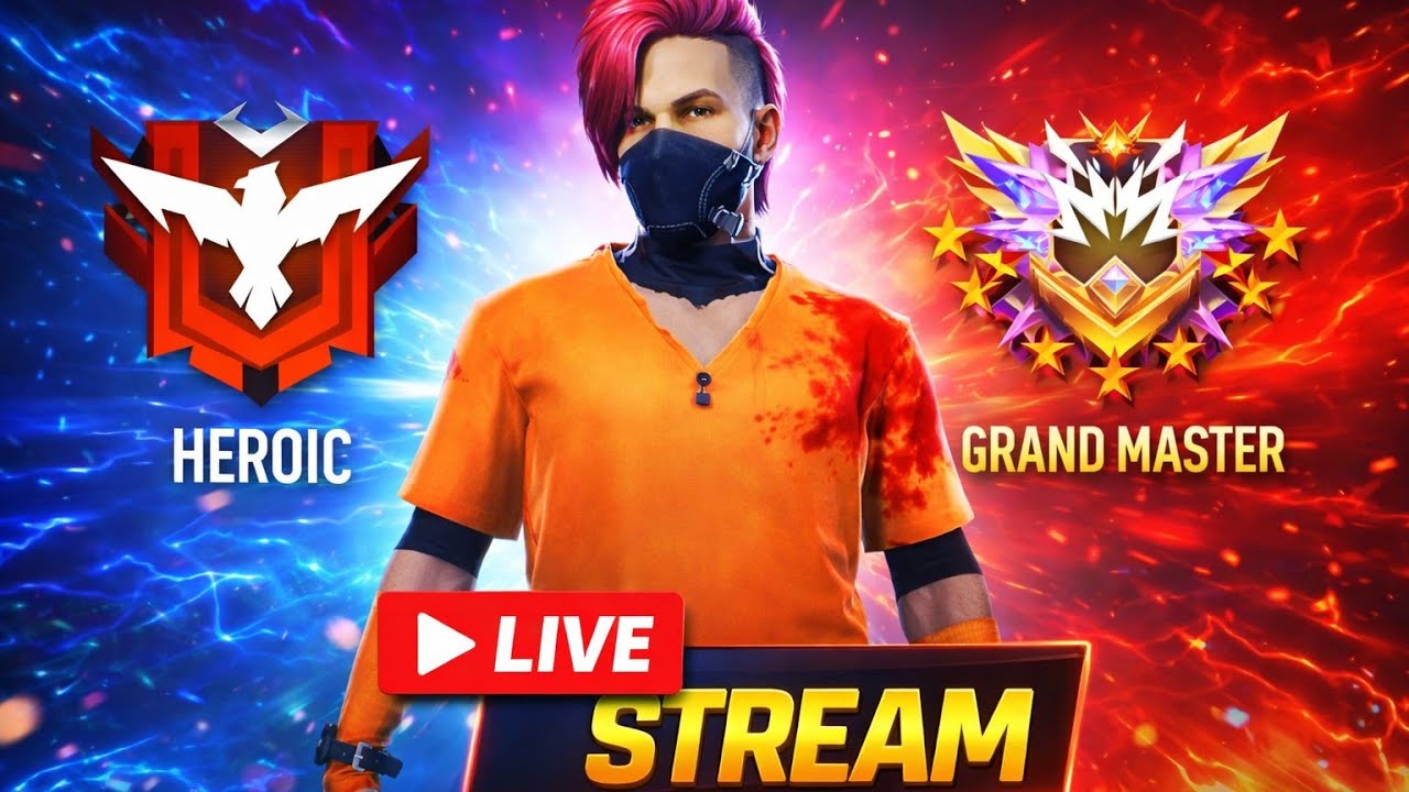 Free Fire Live Gameplay আজ | India Rank Match