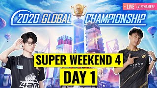 Chung Kết Thế Giới PUBG MOBILE | PMGC 2020 Super Weekend Tuần 4 Ngày 1 | Qualcomm