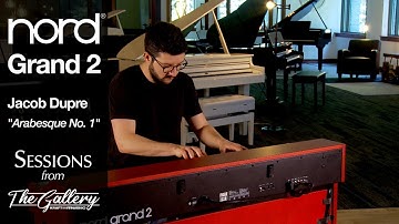 Jacob Dupre plays "Arabesque No. 1" on Nord Grand 2 - Sessions from The Gallery