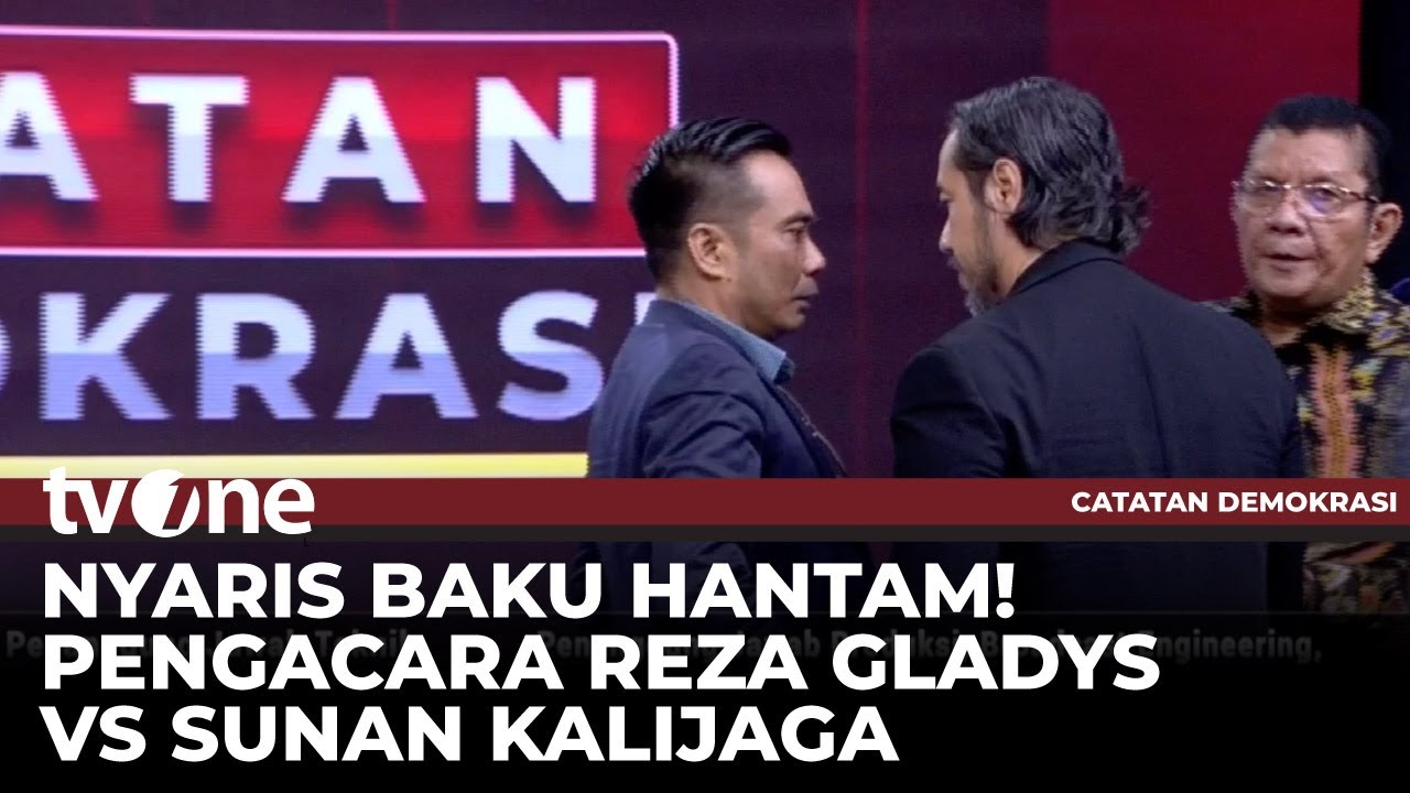 Ribut Sampai Akhir Acara! Pengacara Reza Gladys Dengan Sunan Kalijaga | Catatan Demokrasi tvOne