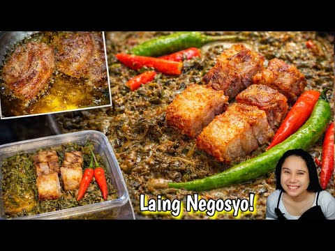 Laing + Lechon Kawali Combo 🤤 Perfect Ulam Pang-Negosyo!