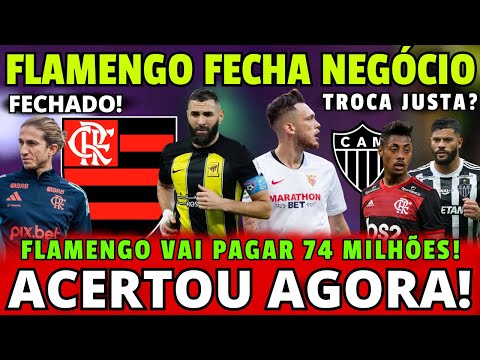 ACERTOU NESSA TERÇA! NOVO ATACANTE no FLAMENGO! BENZEMA FECHADO! 74 MILHÕES! NOTICIAS DO FLAMENGO