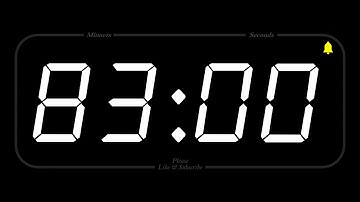 83 MINUTE - TIMER & ALARM - 1080p - COUNTDOWN