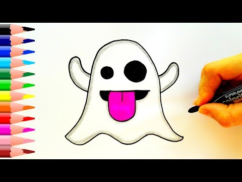 Hayalet Emoji Nasıl Çizilir? - How To Draw The Ghost Emoji
