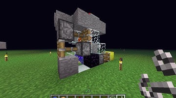 Minecraft - buttonless obsidian generator with string! for 1.8