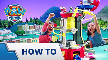 PAW Patrol - How to Assemble - Lookout Tower - PAW Patrol Official & Friends