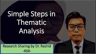 Simple Steps in Thematic Analysis