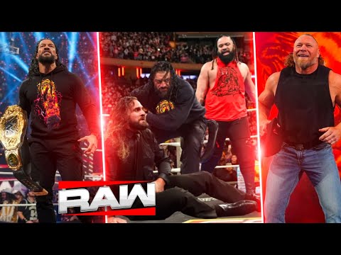 WWE Raw 22 June 2026 - Roman Reigns And Jacob Fatu DESTROY Seth Rollins, Brock Lesnar Returns ?