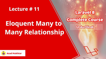 Many to Many Relationship Laravel - Laravel Course (Urdu/Hindi) - Code With Asad