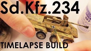 Building Airfix Sd.Kfz.234 - Model Tank