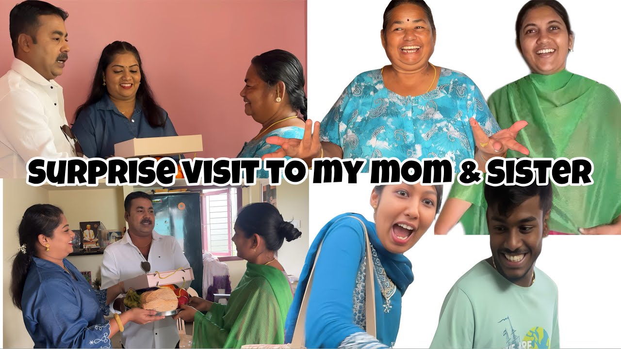 Surprise Visit to My mom & Sister 🥰🔥🫶 she shocked 😳Mama with Babyma