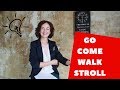 Разница между GO, COME, WALK and STROLL. Английский для путешествий
