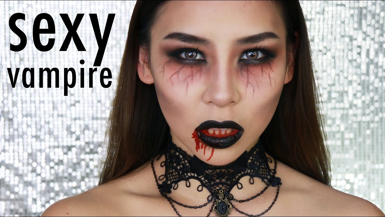 Female Vampire Halloween Makeup