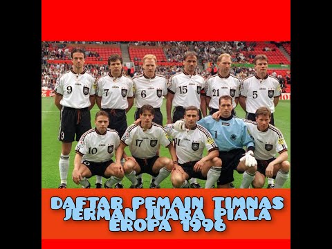 Daftar pemain timnas Jerman saat juara piala Eropa tahun 1996