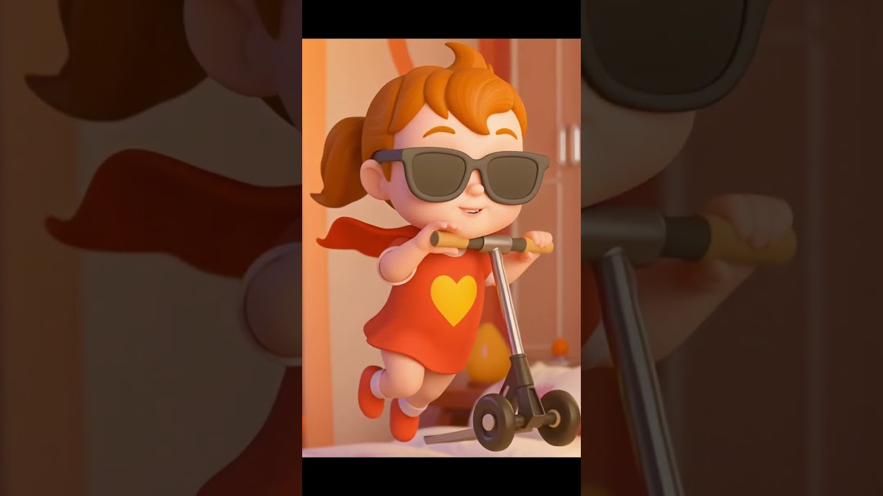 Scooter Numbers Race 1–5! 🛴🏁 Fast Counting Song 