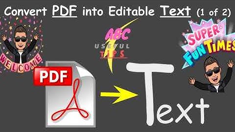 How to Convert PDF or Hardcopy to Text (Editable) - Google Docs