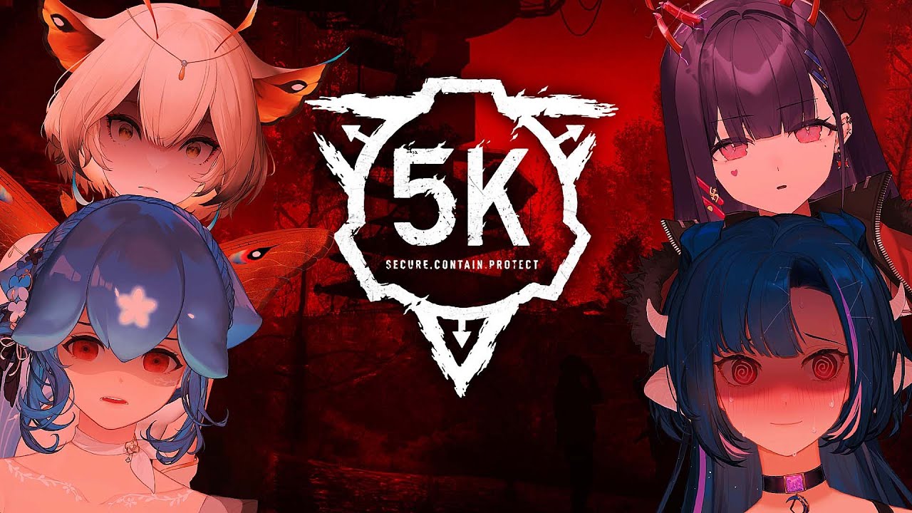 Bao plays SCP: 5k with @viennavtuber, @YuzuVtuber & @AkumaNihmune