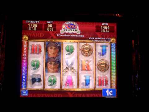 Pirate Rose Bonus Win on Extra Reward Slot Machine