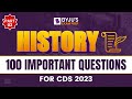 100 important history questions for cds 2023 part2 i cds preparation i cds online classes
