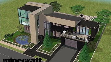Minecraft Modern House 1 Lets Build.Part 1