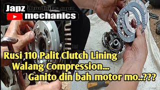 #Change Clutch Lining #Rusi110 | Japz mechanics