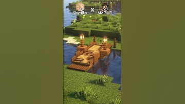 Minecraft: Easy Bridge Tutorial! #shorts