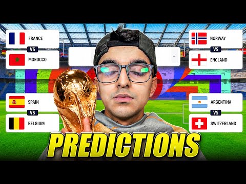 MOROCCO WILL SHOCK FRANCE?? | WORLD CUP QUARTER FINALS PREDICTIONS!! * BANGERR*