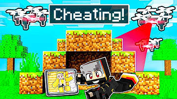 Using Security Cameras To Cheat In Hide And Seek in Minecraft! (Hindi)