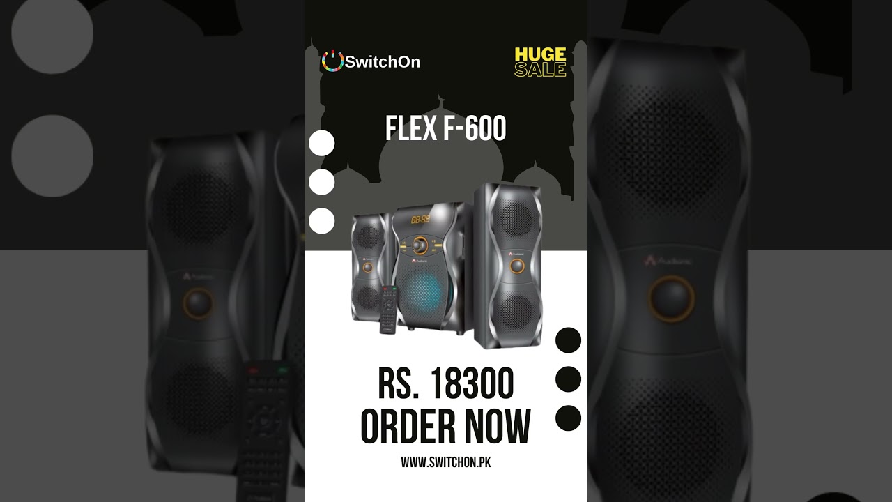 Audionic Flex F-600 (2.1 Speaker) 