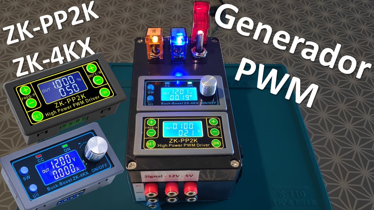 Generador de señal PWM para probar componentes del motor - comprobador de actuadores - ZK-PP2K