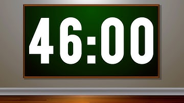 46 Minute Timer with Pop Music For Kids 🎵 Fun Timer for Classrooms, School, Home, Studying