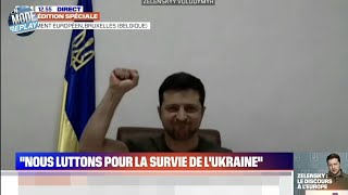 Guerre En Ukraine: Volodymyr Zelensky Face Au Parlement Européen