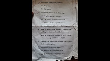 MEV013 JUNE 2023 ENVIRONMENTAL CHEMISTRY PREVIOUS YEAR PAPER IGNOU #ignou #ignouuniversity #ignousol