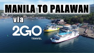 [4K] 2GO First Class Travel MANILA to PALAWAN Full Voyage Tour! Plus Bridge Access!