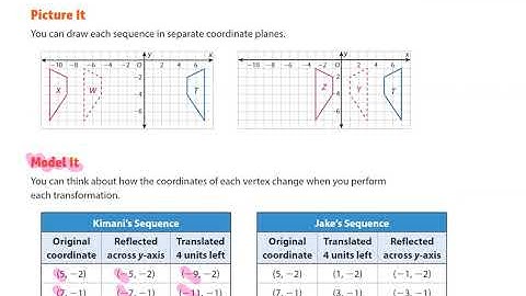 Ready Math Grade 8 Lesson 3.2 Develop Performing Sequences of Rigid Transformations