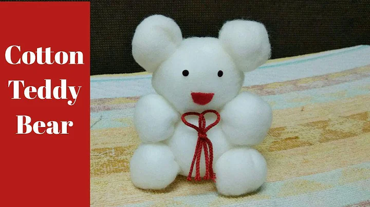 2 minutes cotton Teddy bear making // how to make ...