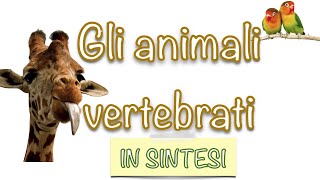 Vertebrate animals in brief