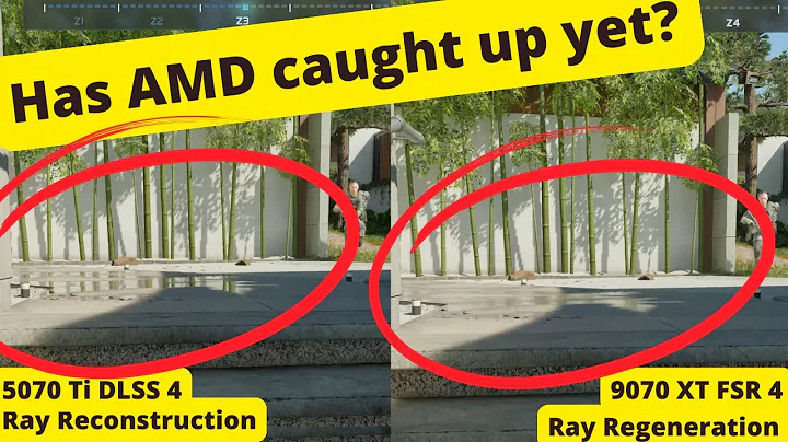 FSR Ray Regeneration vs DLSS Ray Reconstruction (9070 XT vs 5070 Ti)