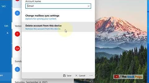 How To Log Out Of Mail App In Windows 11