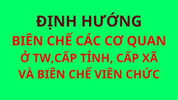 Nhu cầu biên chế của các cơ quan TW, cấp tỉnh, cấp xã và nhu cầu biên chế viên chức y tế, giáo dục