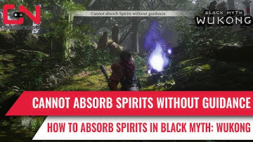Black Myth Wukong Cannot Absorb Spirits Without Guidance Explained