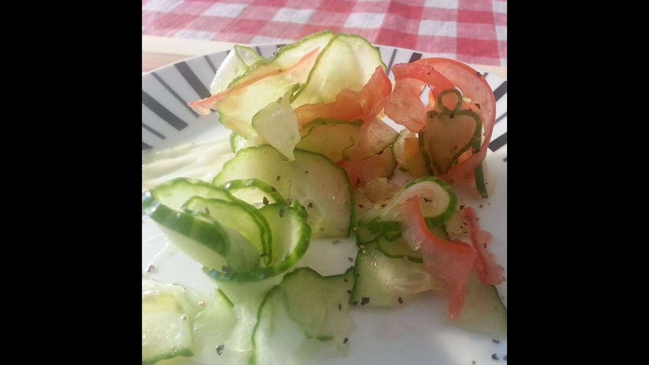 Cucumber And Tomato Rose Salad | Recipes By Chef Ricardo | Chef Ricardo Cooking