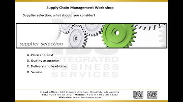 11 - Supplier Selections